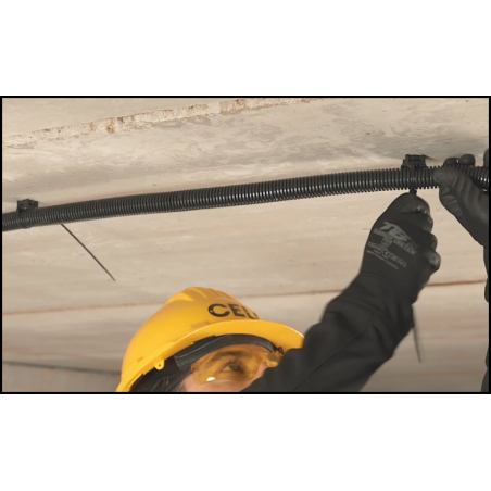 Accesorio clavadora de gas base brida nylon negro para clavadoras CELO